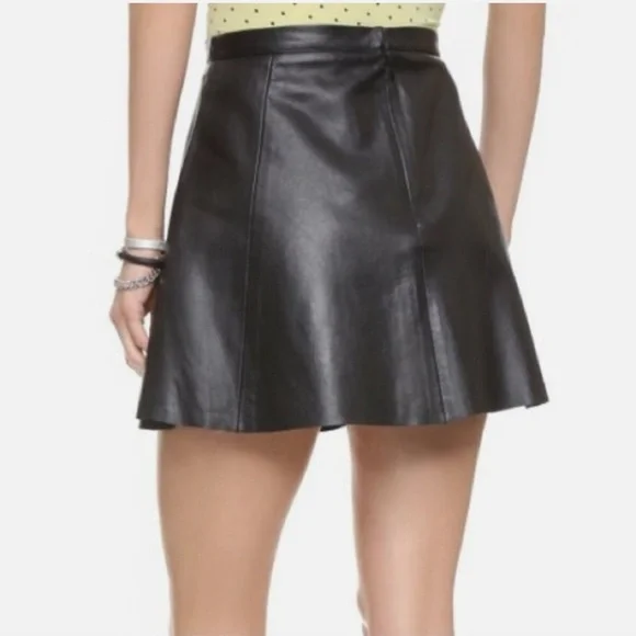 🖤 Love Leather Black Mini Skirt 🖤 - Picture 10 of 10